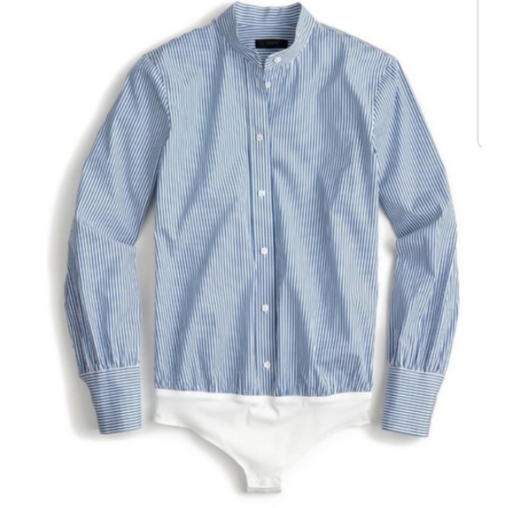 J.crew Bodysuit Dress shirt